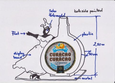 The new Curacao Liqueur label/Logo