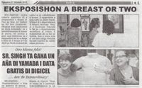Eksposishon a breast or two