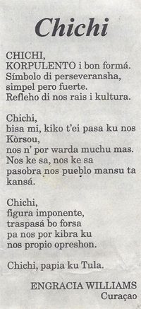 Amigoe: Chichi gedicht