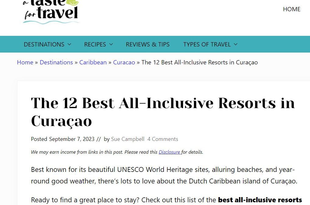 De 12 beste all-inclusive resorts op Curaçao