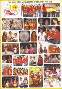 Fun Miles 10th anniversary celebration fun fair