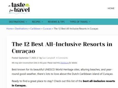 De 12 beste all-inclusive resorts op Curaçao